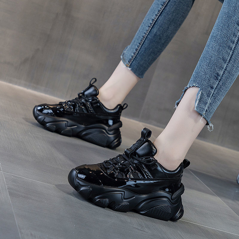 1618240833743.jpg Black, Size: 37 - Black Casual Sports Running Shoes - Image 1