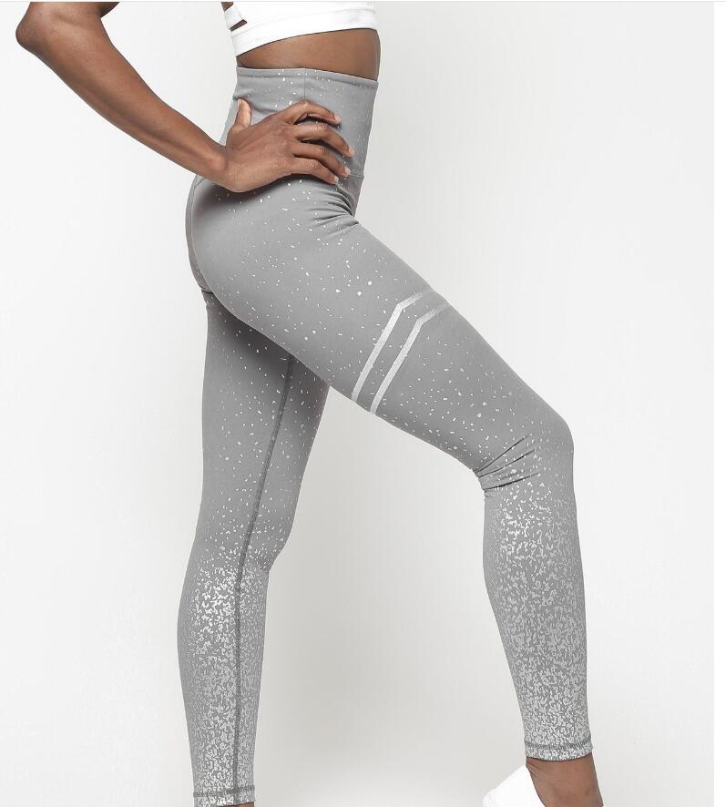 5070106871194.jpg Grey, size: XL - Hot Stamping Yoga Leggings - Image 1