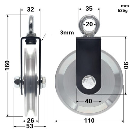 9Style - Roller aluminum alloy wheel