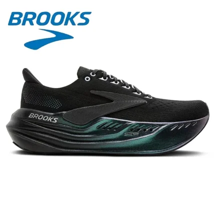 Color: black, Shoe Size: 43 - Brooks Super Glycerin MAX Breathable Running Shoes for Men Air Mesh Design Fashionable Versatile Outdoor Casual Sports Sneakers
