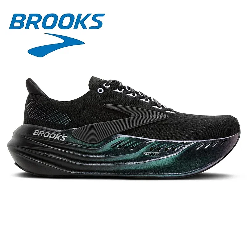 Sa7a2ecfae54f4ab1b828d8ebec64d615h.webp Color: black, Shoe Size: 43 - Brooks Super Glycerin MAX Breathable Running Shoes for Men Air Mesh Design Fashionable Versatile Outdoor Casual Sports Sneakers - Image 1