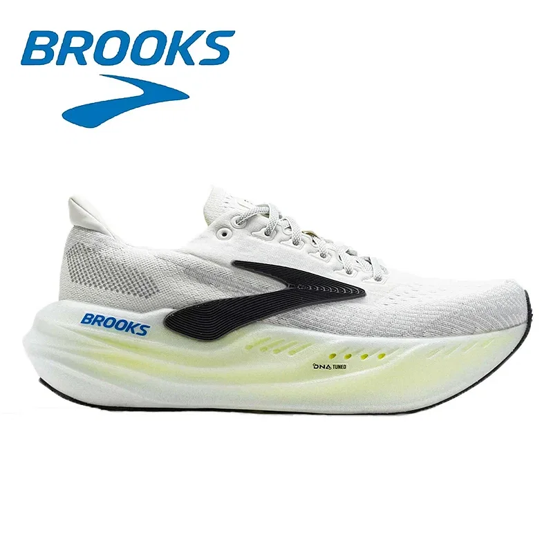 Se09989ef968943e5be7142db3b87091dc.webp Color: Yellow, Shoe Size: 43 - Brooks Super Glycerin MAX Breathable Running Shoes for Men Air Mesh Design Fashionable Versatile Outdoor Casual Sports Sneakers - Image 1