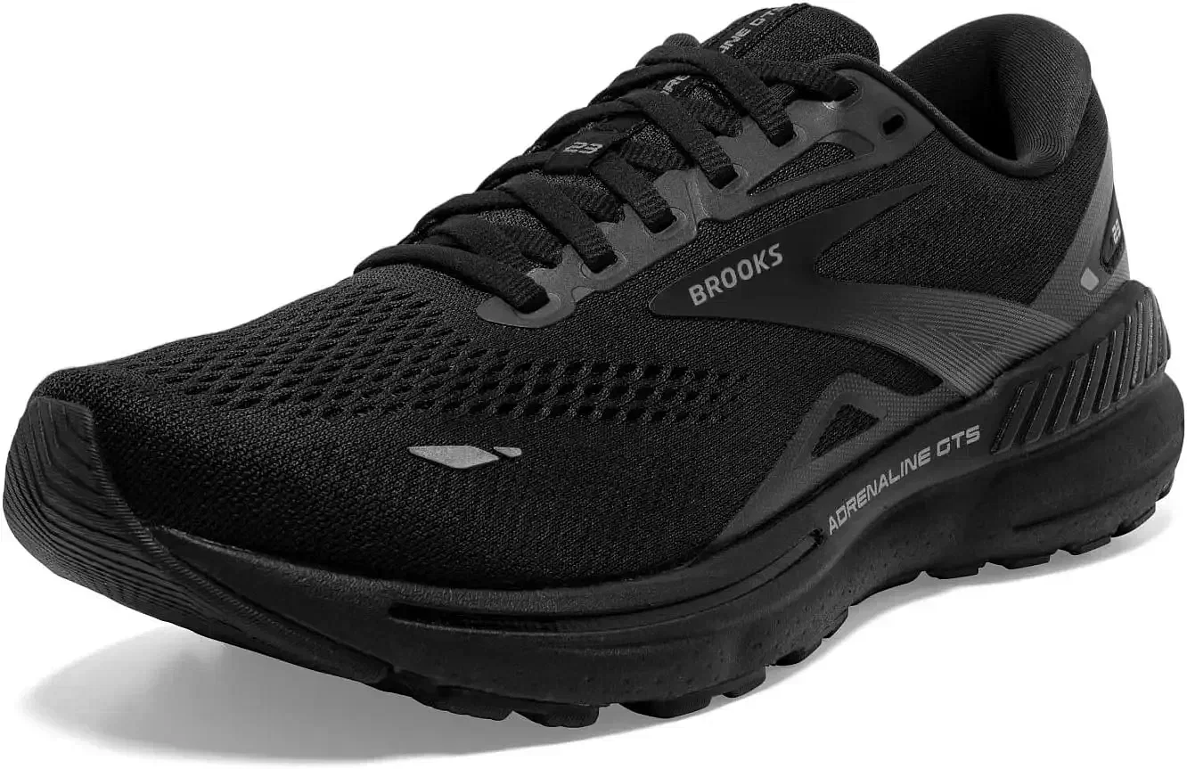 Se0ac8eede70d4434958659bd90520a91W.webp Color: black, Shoe Size: 42 - Brooks Men?™s Adrenaline GTS 23 Supportive Running Shoe - Image 1